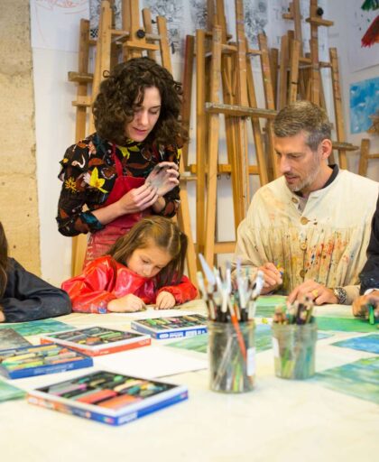 family painting workshop