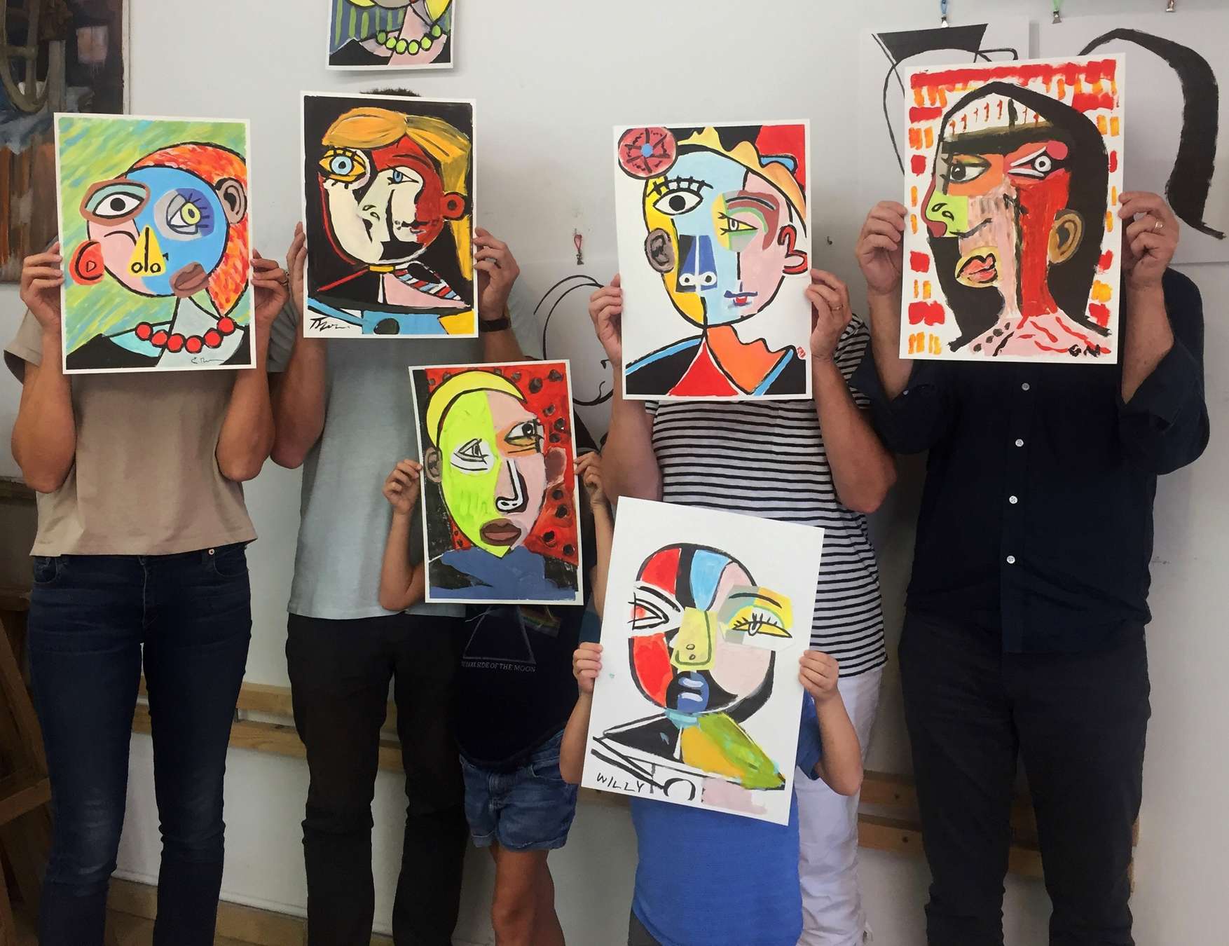 Paintings like Picasso workshop